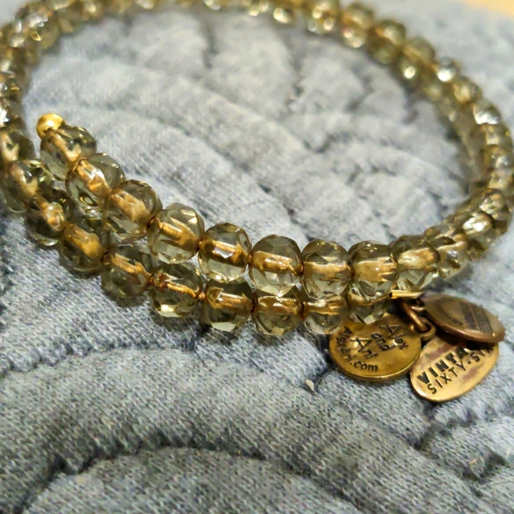 Alex and Ani Vintage66 beaded wrap
